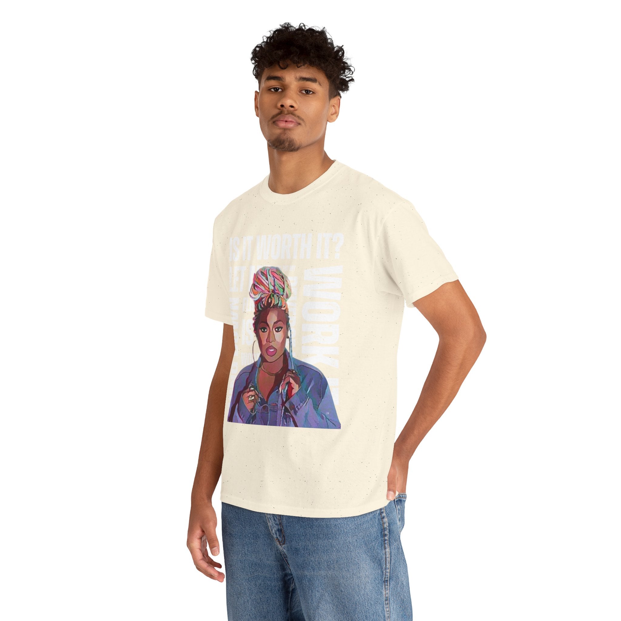 Missy Elliot Graphic Tee — “Is It Worth It? Let me Work It”
