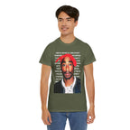 Pac Cartoon Graphic Tee with Changes Lyrics Text — Retro Streetwear T-Shirt