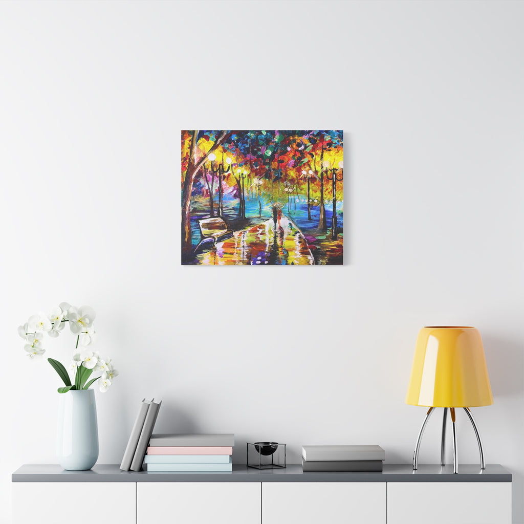 The Calm Storm - Original Colorful Canvas Print