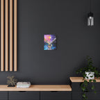 "I Will Stand in the Darkness With You" - Tattooed Hands Canvas Art — Colorful Surreal Ocean Wall Decor, 'You & Me' Love Print