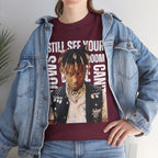 Juice WRLD Cartoon Design Tee — "I Still See Your Shadows in my Room" Graphic Shirt