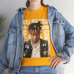 Juice WRLD Cartoon Design Tee — "I Still See Your Shadows in my Room" Graphic Shirt