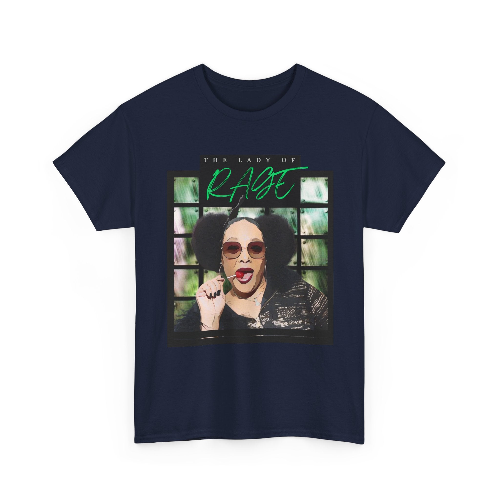 The Lady of Rage - Retro Catroon Graphic Album Cover Tee