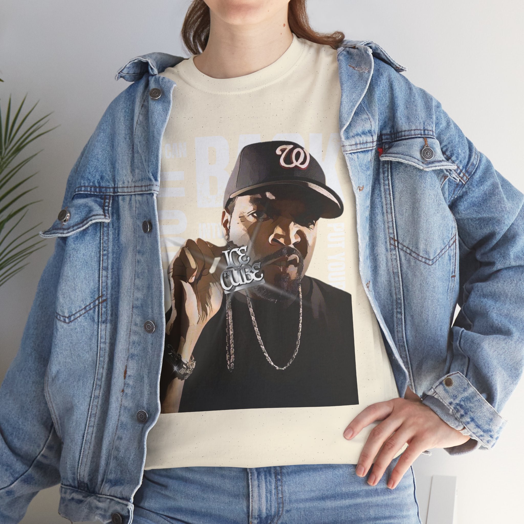 Ice Graphic Tee — "You Can Do It, Put Your Back Into It" Streetwear