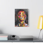 'Unbound' - Abstract Colorful Woman Portrait Canvas - Modern Expressionist Wall Art