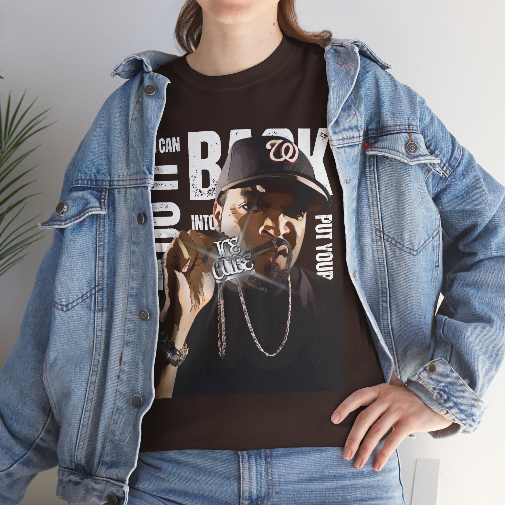 Ice Graphic Tee — "You Can Do It, Put Your Back Into It" Streetwear