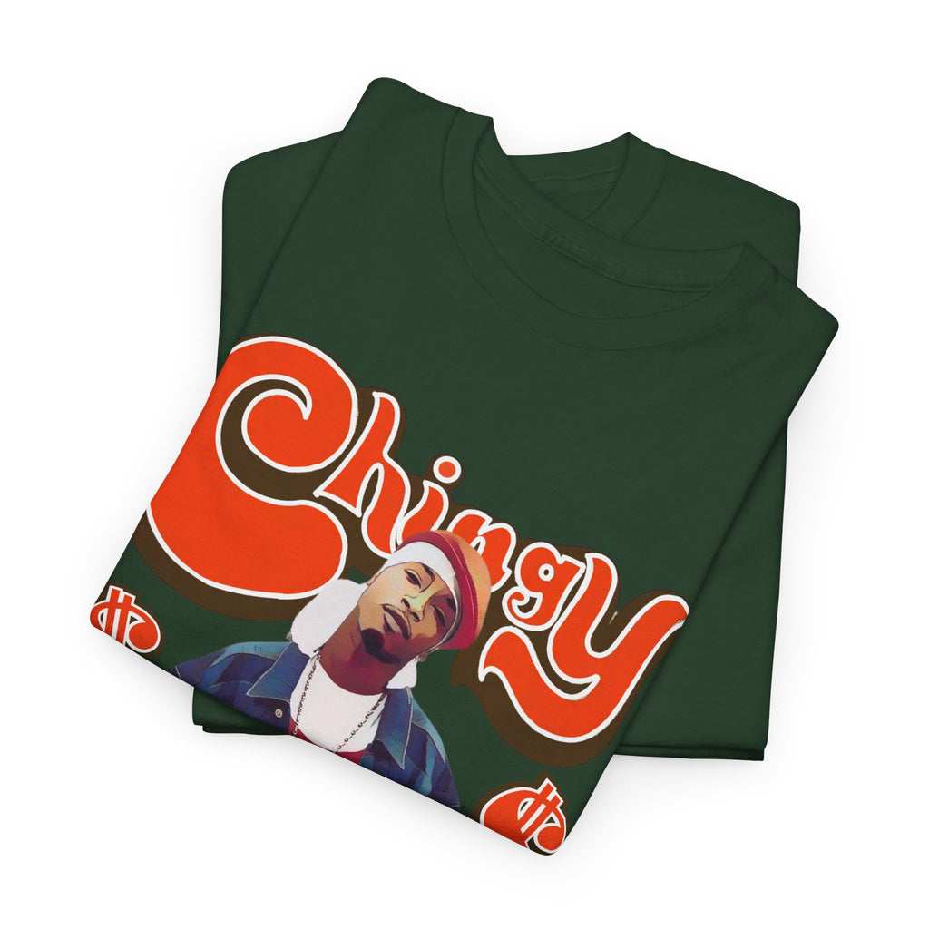 Chingy Retro Rap Tee — "Chingy" Graphic Shirt with Dollar Sign Motif