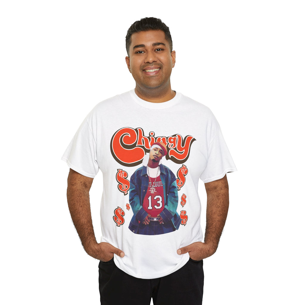 Chingy Retro Rap Tee — "Chingy" Graphic Shirt with Dollar Sign Motif