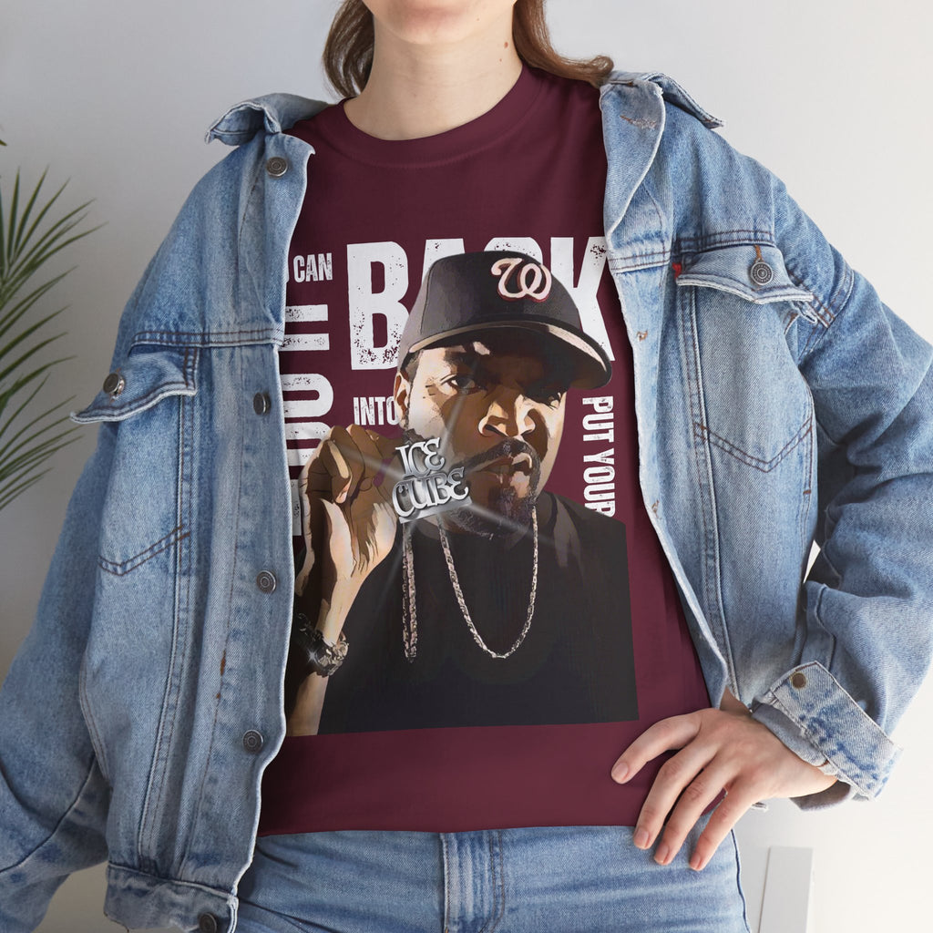 Ice Graphic Tee — "You Can Do It, Put Your Back Into It" Streetwear