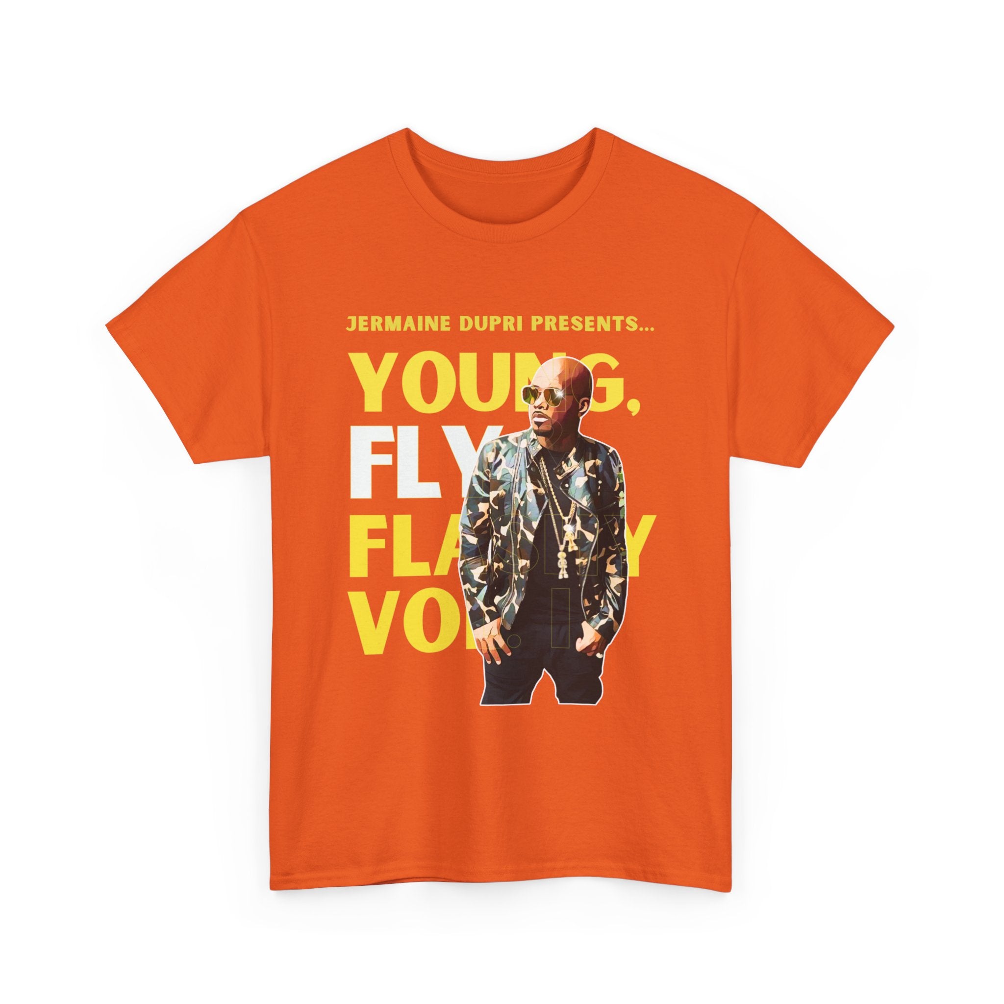 Jermaine Dupri T-Shirt — "Young, Fly Flashy" Album Cover Deisgn Tee