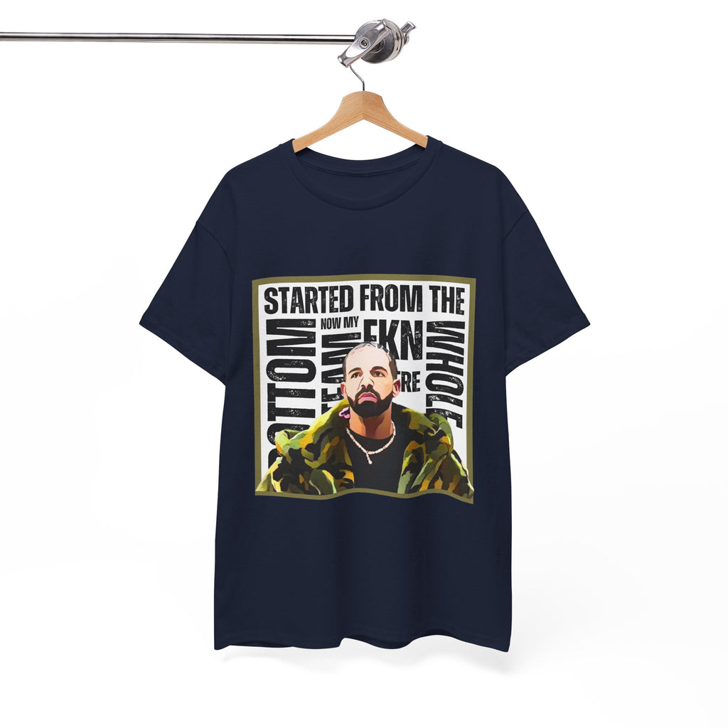 Drake "Started From The Bottom" Graphic Cartoon Tee