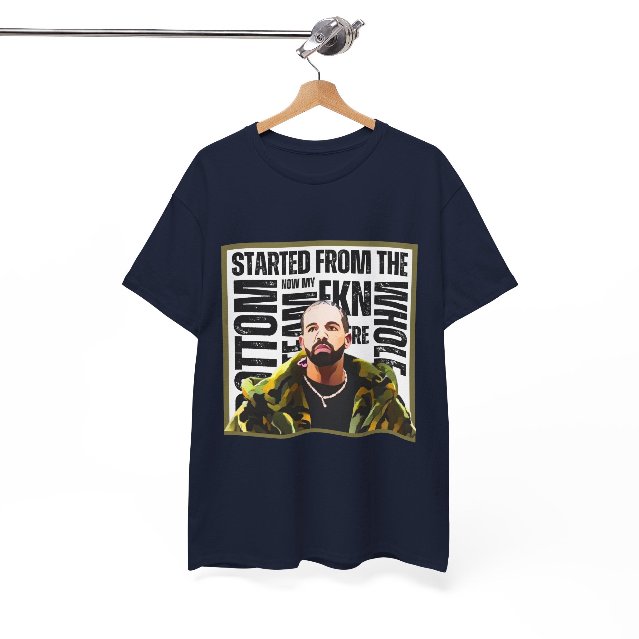 Drake "Started From The Bottom" Graphic Cartoon Tee