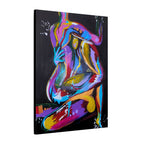 'Last Weekend' - Abstract Colorful Sensual Canvas Print — Matte Stretched Wall Art