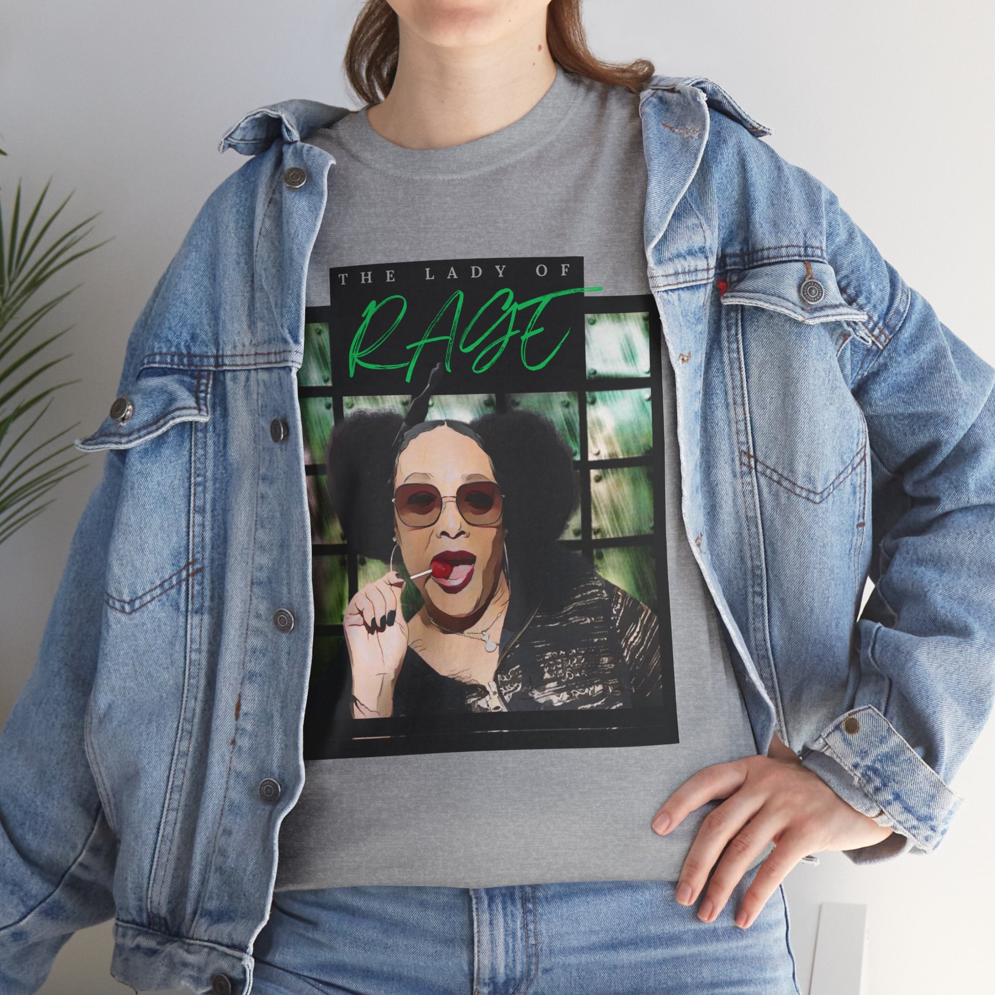 The Lady of Rage - Retro Catroon Graphic Album Cover Tee