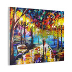 The Calm Storm - Original Colorful Canvas Print