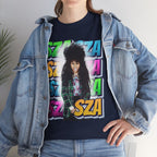 Sza Portrait Graphic Tee — Colorful Retro SZA Fan Shirt