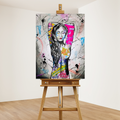 'Unlearnt' - Original Acrylic Painting — Urban Street Art Woman