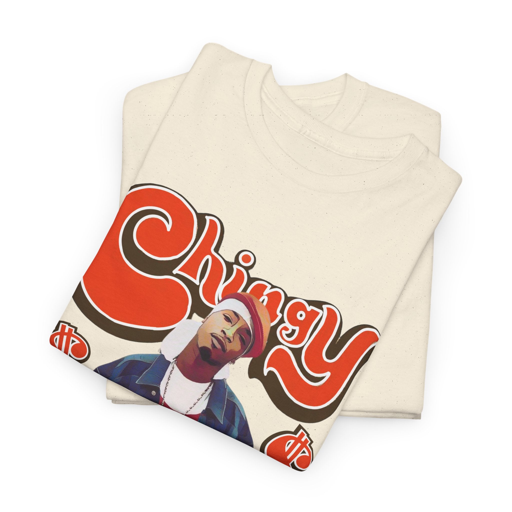 Chingy Retro Rap Tee — "Chingy" Graphic Shirt with Dollar Sign Motif