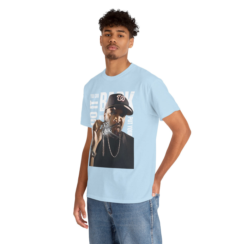 Ice Graphic Tee — "You Can Do It, Put Your Back Into It" Streetwear