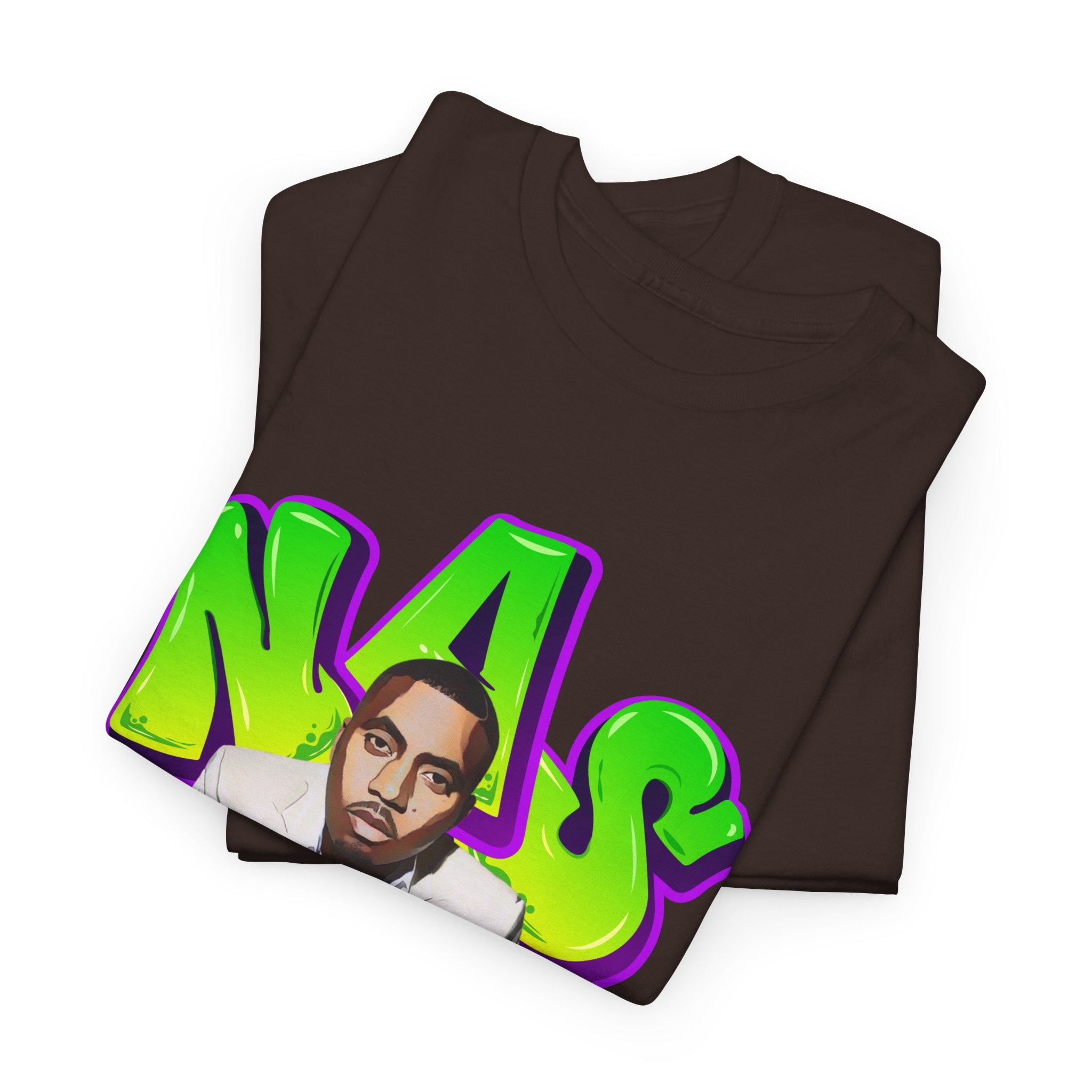 Nas Graphic Tee — Retro Graffiti Hip-Hop Tribute Shirt - Lifes a B*
