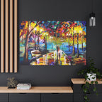 The Calm Storm - Original Colorful Canvas Print