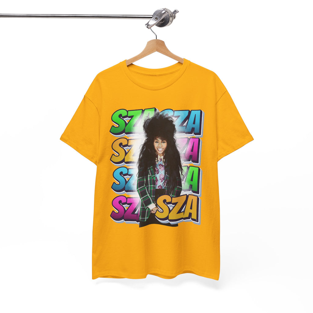 Sza Portrait Graphic Tee — Colorful Retro SZA Fan Shirt