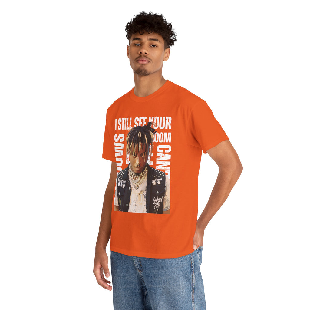 Juice WRLD Cartoon Design Tee — "I Still See Your Shadows in my Room" Graphic Shirt
