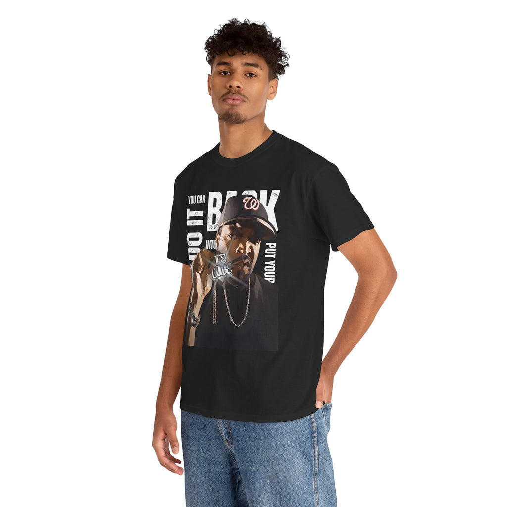 Ice Graphic Tee — "You Can Do It, Put Your Back Into It" Streetwear
