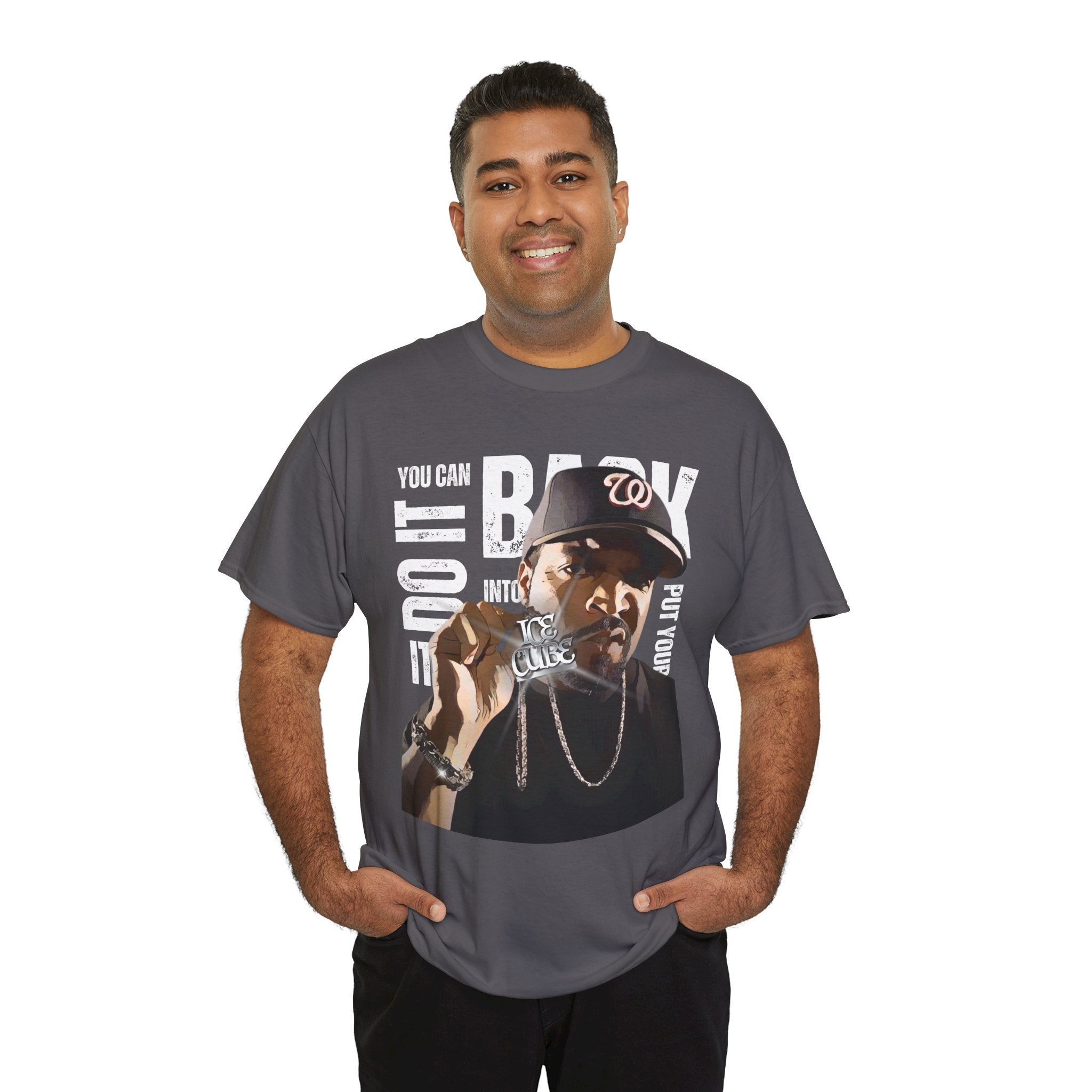 Ice Graphic Tee — "You Can Do It, Put Your Back Into It" Streetwear