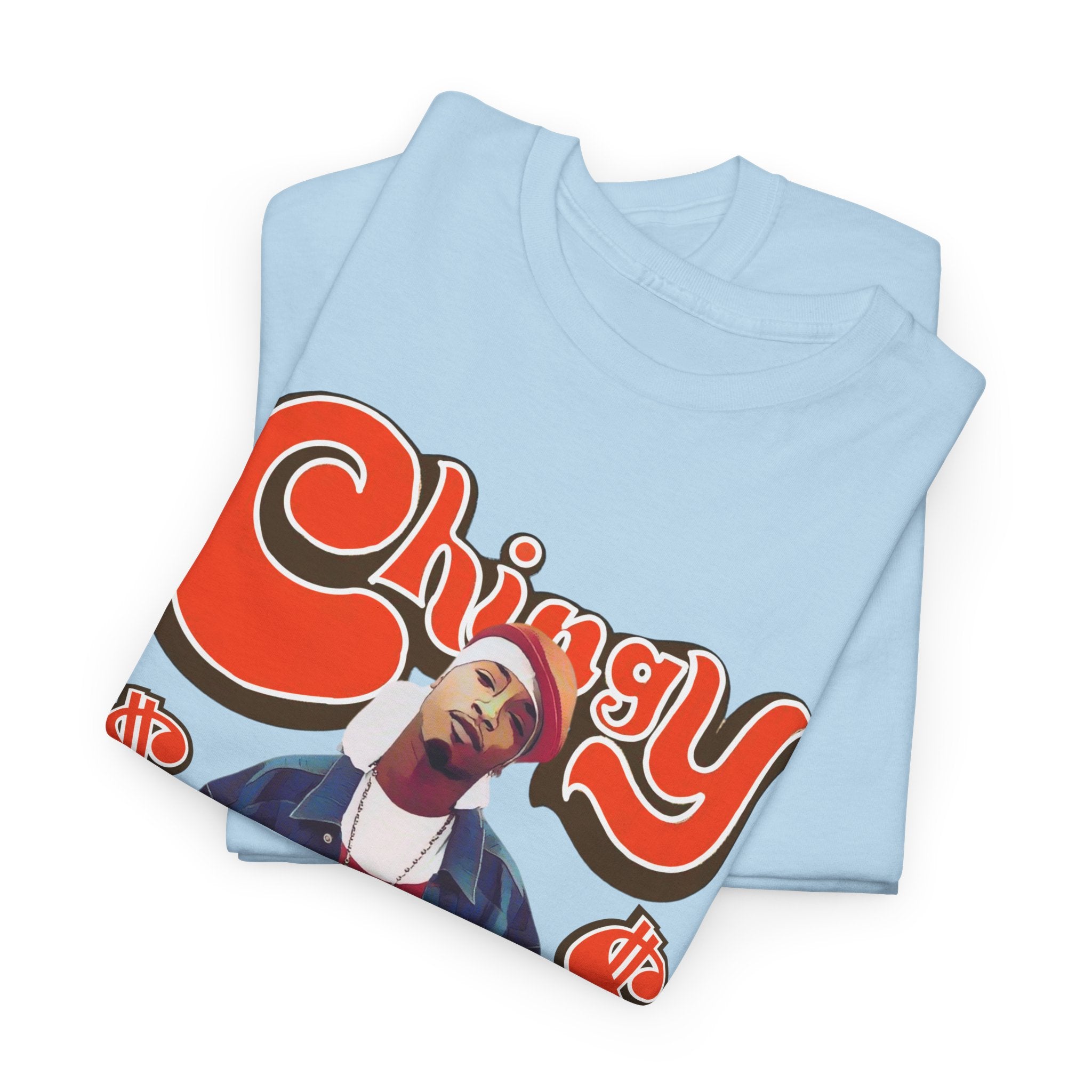 Chingy Retro Rap Tee — "Chingy" Graphic Shirt with Dollar Sign Motif