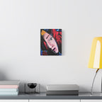 "The Death of Slim Shady" Album Cover Portrait with Acyrlic Paint Print (Stretched 1.25") Matte Canvas Print