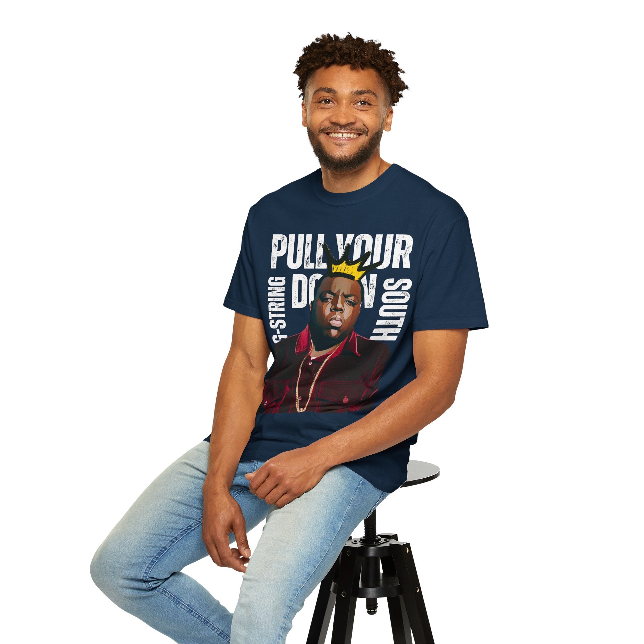Biggie Cartoon Graphic Design Tee