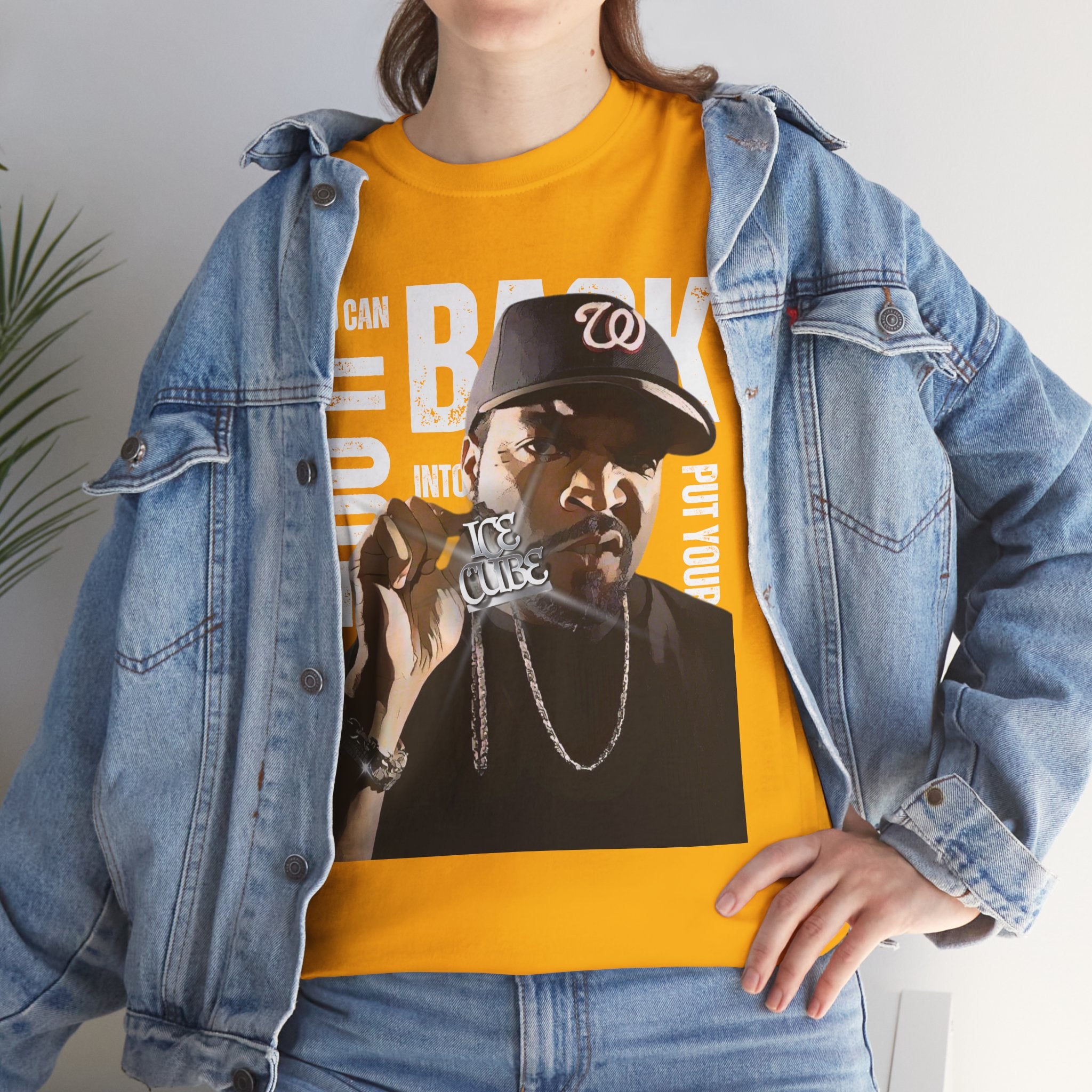 Ice Graphic Tee — "You Can Do It, Put Your Back Into It" Streetwear