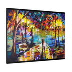 The Calm Storm - Original Colorful Canvas Print