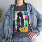 Sza Portrait Graphic Tee — Colorful Retro SZA Fan Shirt