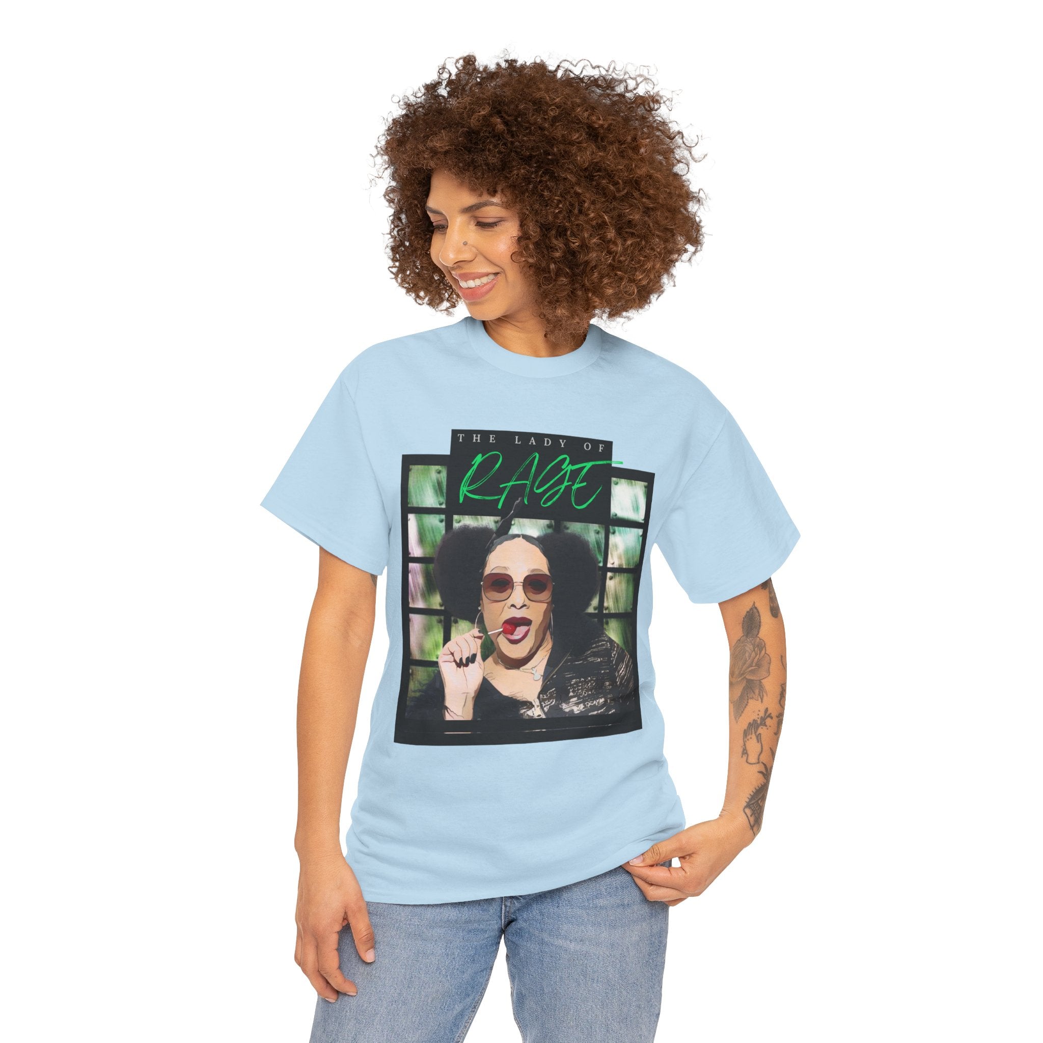 The Lady of Rage - Retro Catroon Graphic Album Cover Tee