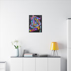 'Last Weekend' - Abstract Colorful Sensual Canvas Print — Matte Stretched Wall Art