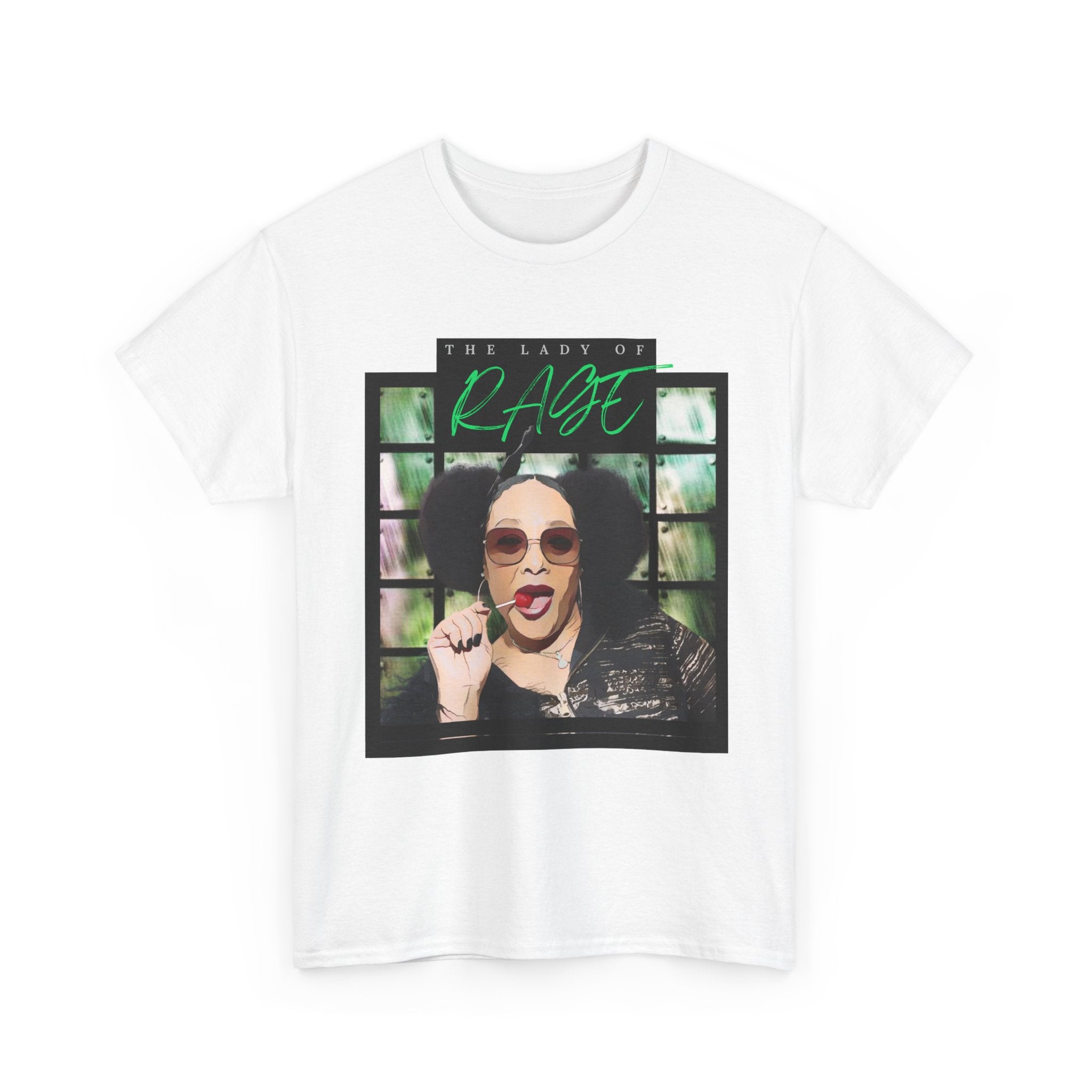 The Lady of Rage - Retro Catroon Graphic Album Cover Tee