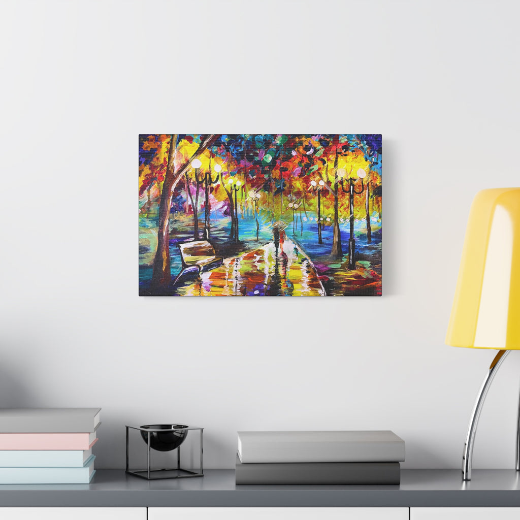 The Calm Storm - Original Colorful Canvas Print
