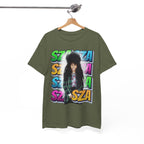 Sza Portrait Graphic Tee — Colorful Retro SZA Fan Shirt