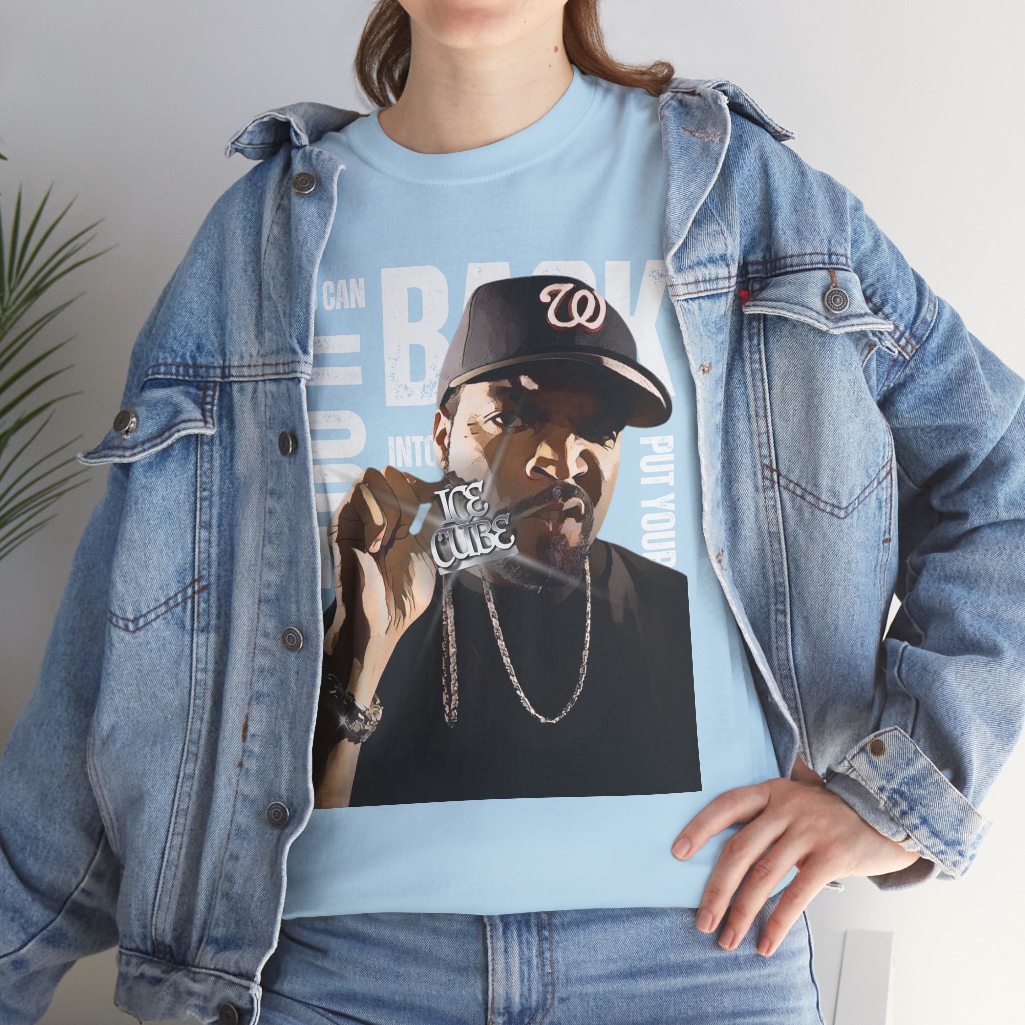 Ice Graphic Tee — "You Can Do It, Put Your Back Into It" Streetwear