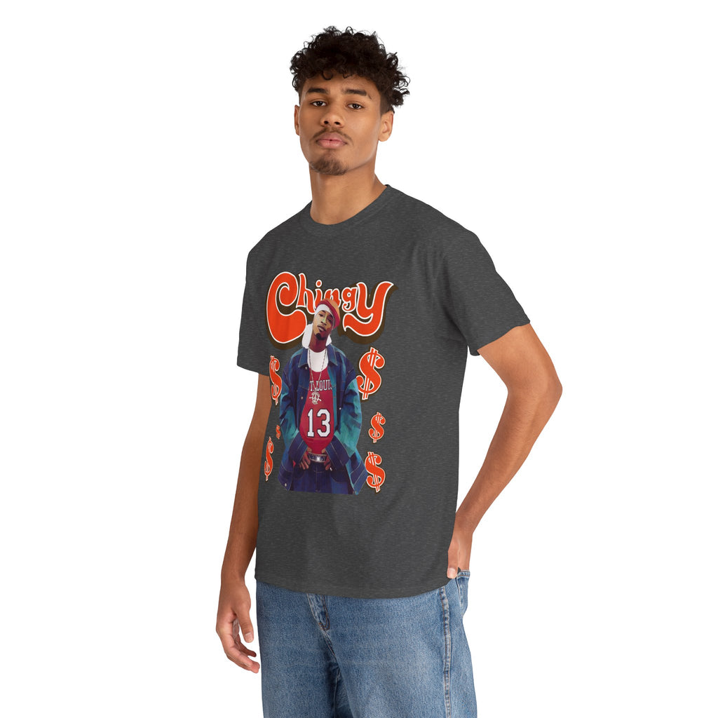 Chingy Retro Rap Tee — "Chingy" Graphic Shirt with Dollar Sign Motif