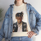 Juice WRLD Cartoon Design Tee — "I Still See Your Shadows in my Room" Graphic Shirt