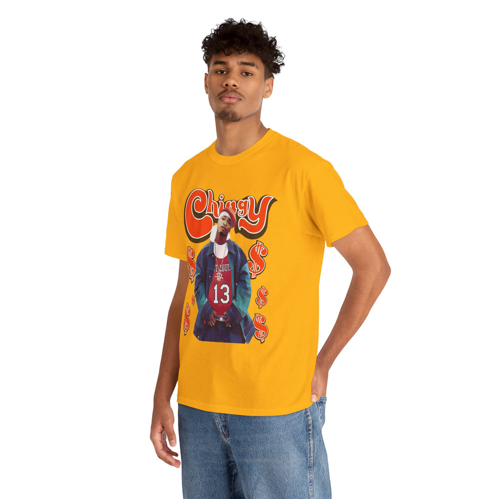 Chingy Retro Rap Tee — "Chingy" Graphic Shirt with Dollar Sign Motif