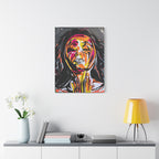 'Unbound' - Abstract Colorful Woman Portrait Canvas - Modern Expressionist Wall Art