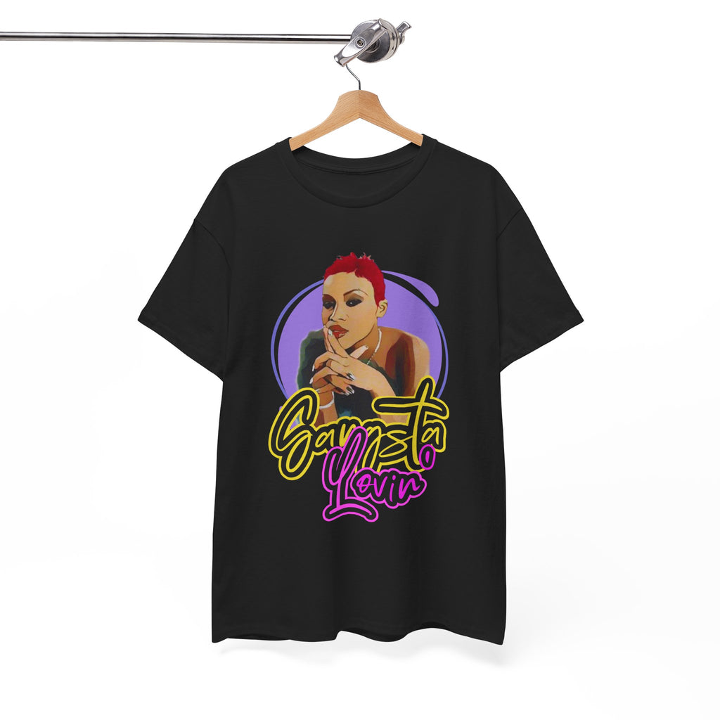 Eve T-Shirt — Gangsta Lovin' Graphic Cartoon Tee (Retro Rap Portrait)