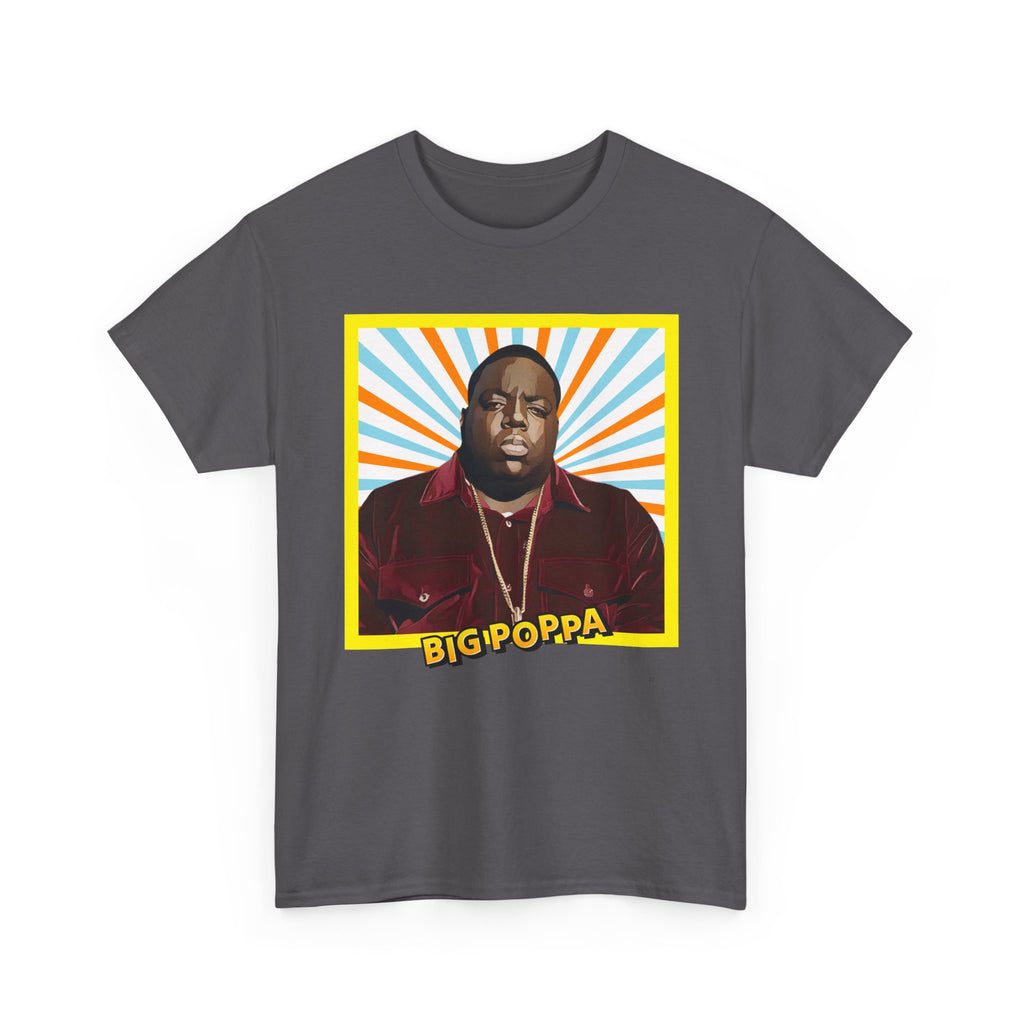 Graphic Tee — "Big Poppa" Retro Portrait T-Shirt