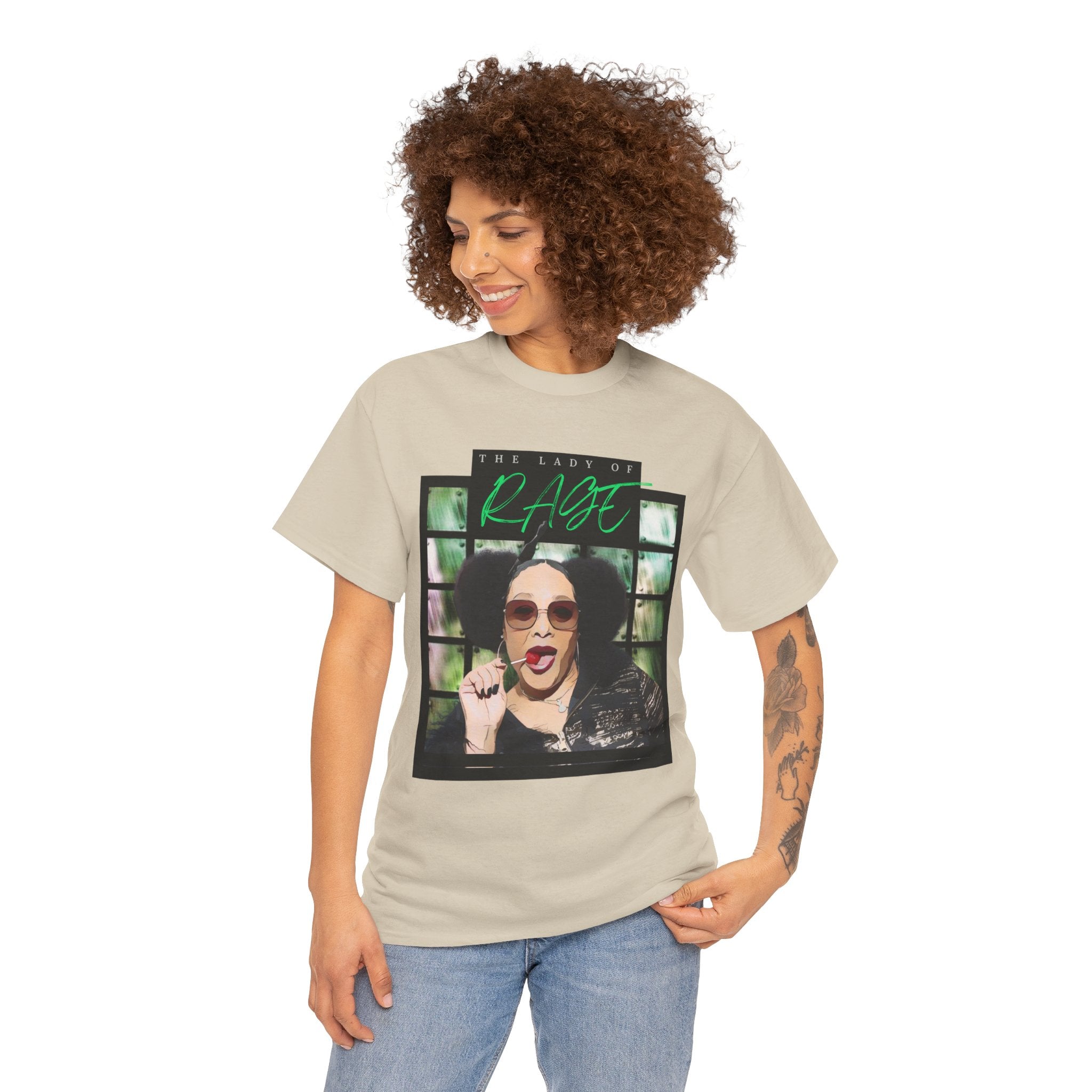The Lady of Rage - Retro Catroon Graphic Album Cover Tee