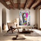 'Unlearnt' - Original Acrylic Painting — Urban Street Art Woman