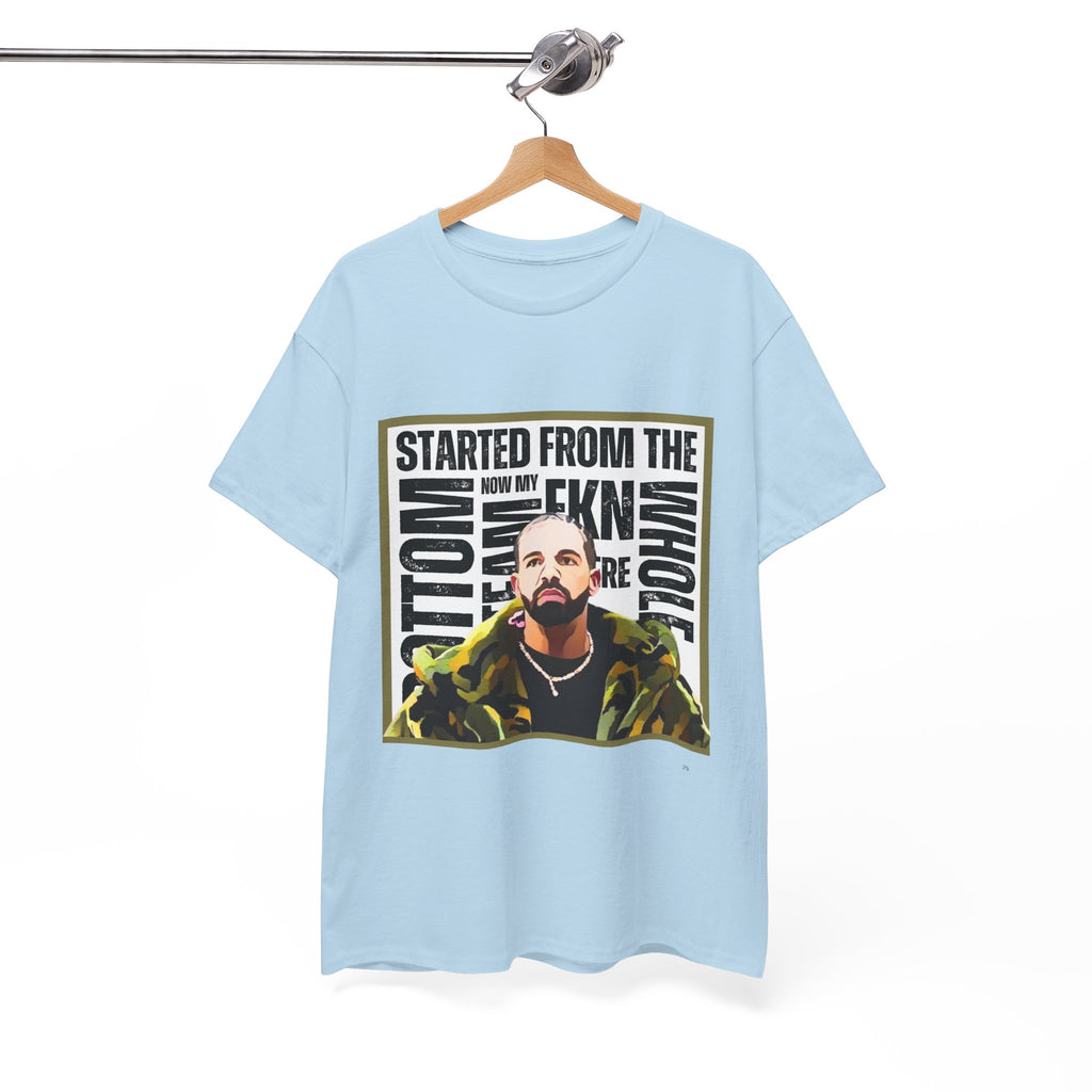 Drake "Started From The Bottom" Graphic Cartoon Tee
